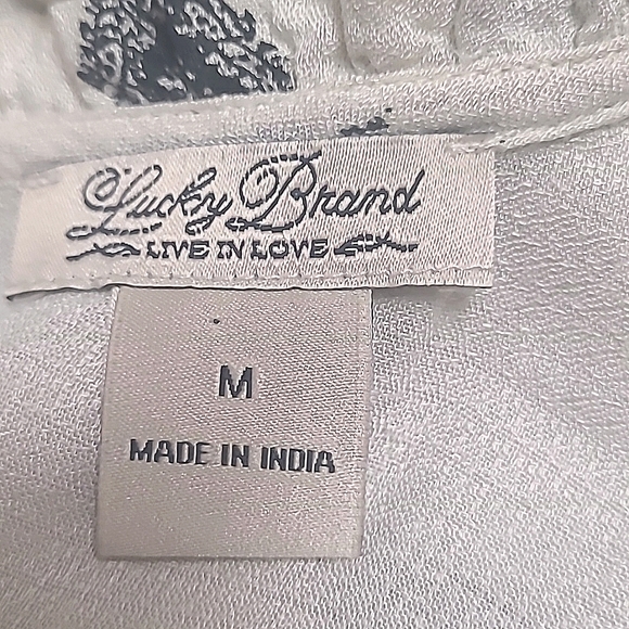 Lucky 3/4 Sleeve Ruffle Blouse - Picture 6 of 7